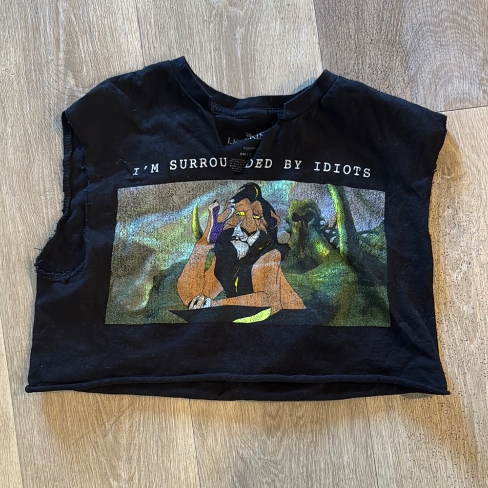 Black Lion King Kids T-Shirt